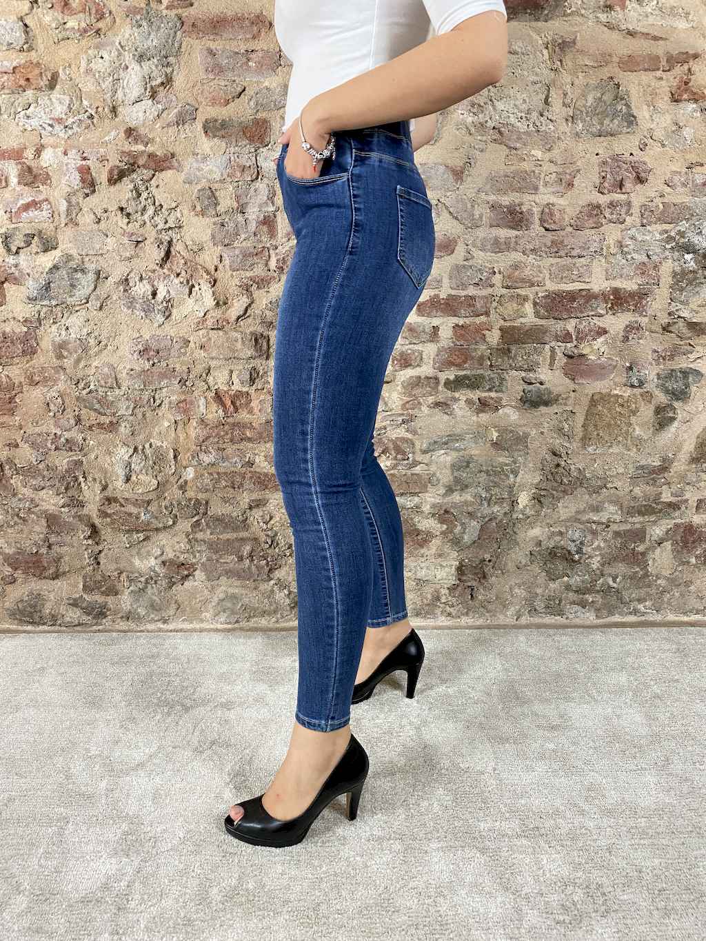 Women's stretch jeggings jeans – Mimì Abbigliamento